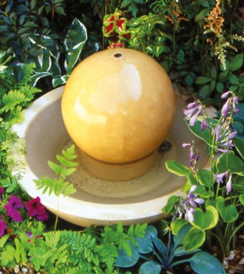 Ball Pebble Bowl Fountain