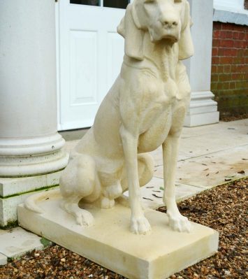 Jacquemart Hunting Dog statue (R/H)