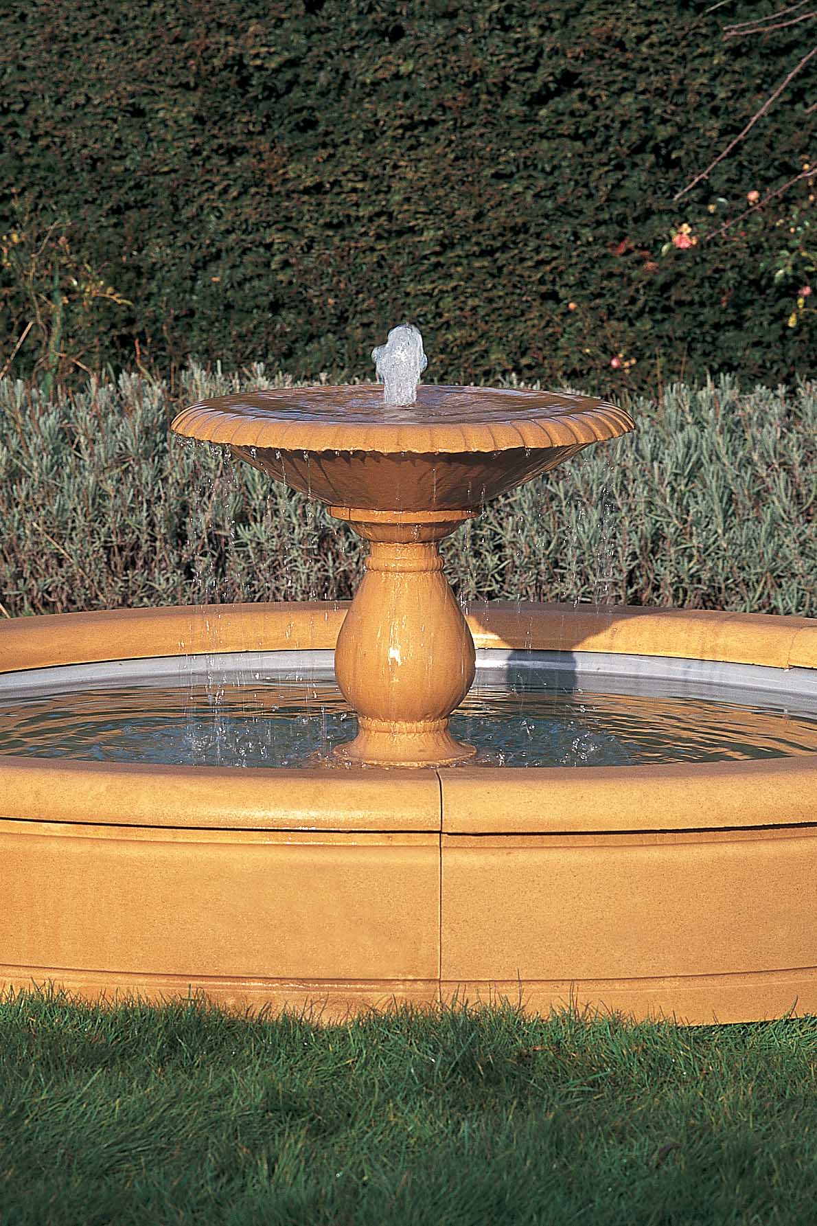 Arcadian Single Fountain Haddonstone, Outdoor Stone Fountains Used