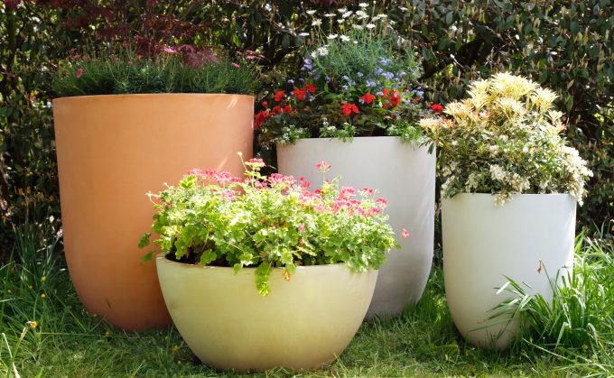 The Crucible Range photographed in the haddonstone show gardens