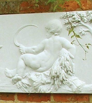 Cast Stone Wall Plaques And Roundels, Garden Wall Plaques Uk